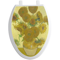Sunflowers (Van Gogh 1888) Toilet Seat Decal - Elongated