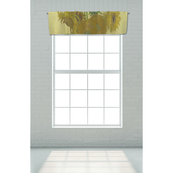 Sunflowers (Van Gogh 1888) Valance - On window