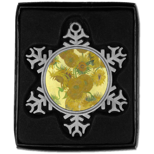 Sunflowers (Van Gogh 1888) Vintage Snowflake - In box