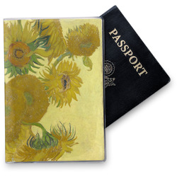 Sunflowers (Van Gogh 1888) Passport Holder - Vinyl Cover