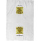 Sunflowers (Van Gogh 1888) Waffle Towel - Partial Print - Approval Image
