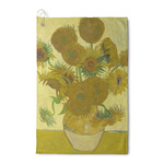 Sunflowers (Van Gogh 1888) Waffle Weave Golf Towel
