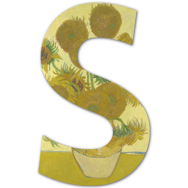 Custom Sunflowers (Van Gogh 1888) Letter Decal - Small