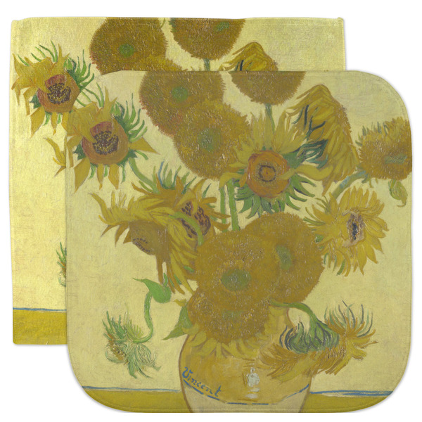 Custom Sunflowers (Van Gogh 1888) Facecloth / Wash Cloth
