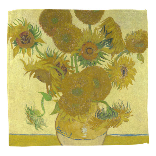 Sunflowers (Van Gogh 1888) Washcloth - Front - No Soap