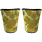 Sunflowers (Van Gogh 1888) Waste Basket - Black - Double Sided - Approval