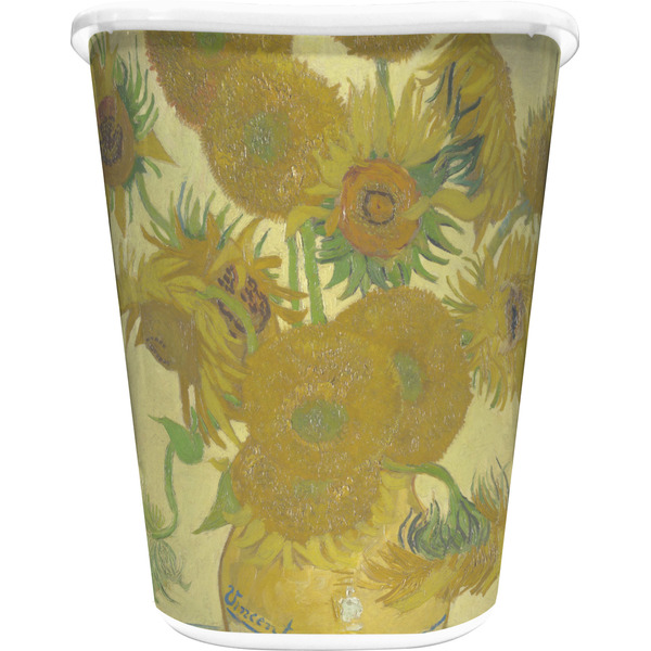 Custom Sunflowers (Van Gogh 1888) Waste Basket
