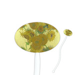 Sunflowers (Van Gogh 1888) Oval Plastic Stir Sticks