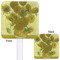 Sunflowers (Van Gogh 1888) White Plastic Stir Stick - Double Sided - Front & Back