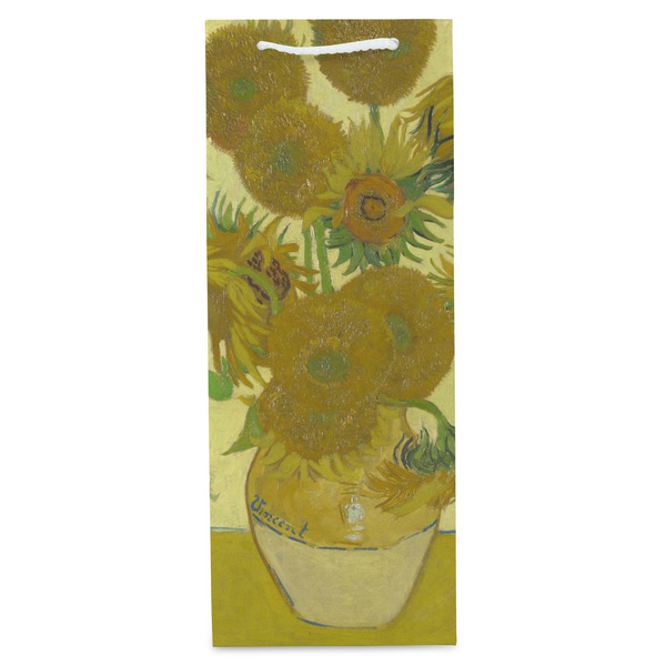 Sunflowers (Van Gogh 1888) Wine Gift Bag - Matte - Front