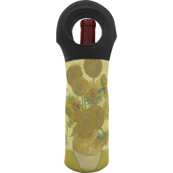 Custom Sunflowers (Van Gogh 1888) Wine Tote Bag
