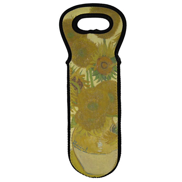 Custom Sunflowers (Van Gogh 1888) Wine Tote Bag