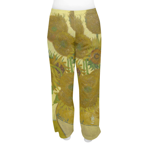 Sunflowers (Van Gogh 1888) Women's Pj on model - Back
