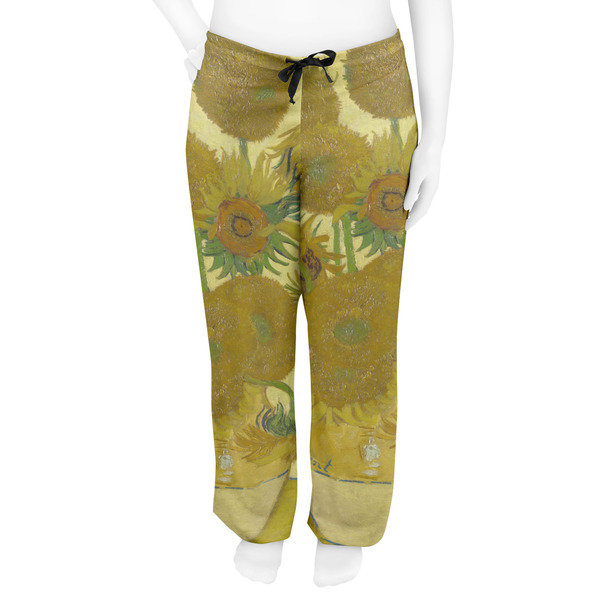 Sunflowers (Van Gogh 1888) Women's Pj on model - Front