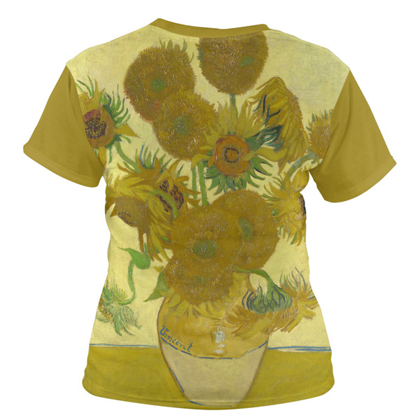 Sunflowers (Van Gogh 1888) Women's T-shirt Back