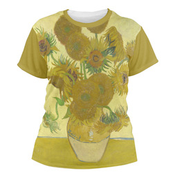 Sunflowers (Van Gogh 1888) Women's Crew T-Shirt - 2X Large