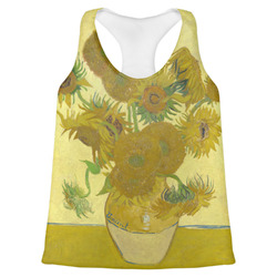 Sunflowers (Van Gogh 1888) Womens Racerback Tank Top