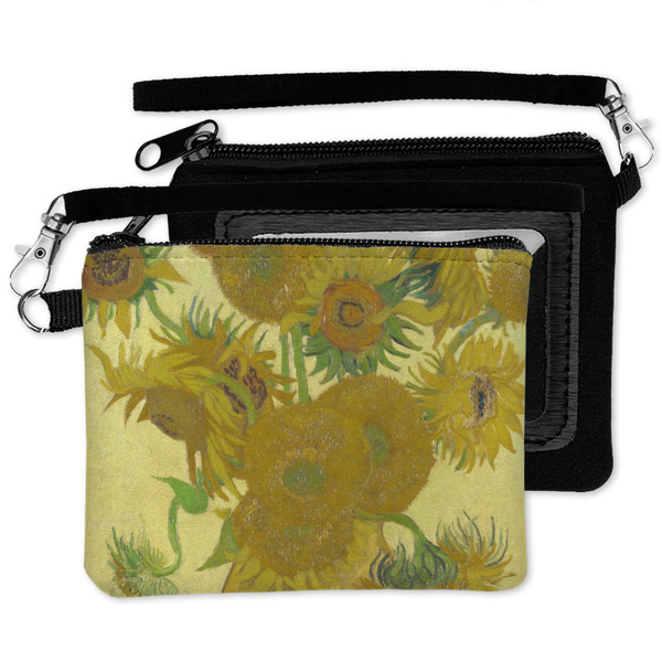 Sunflowers (Van Gogh 1888) Wristlet ID Cases - MAIN