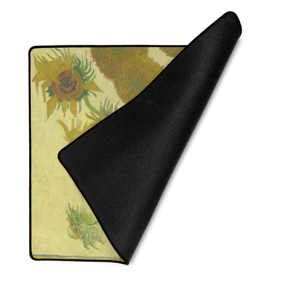 Sunflowers (Van Gogh 1888) XL Gaming Mouse Pads - 18" x 16" - Front w/Fold