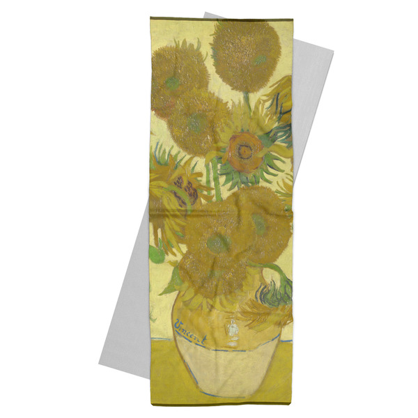 Custom Sunflowers (Van Gogh 1888) Yoga Mat Towel