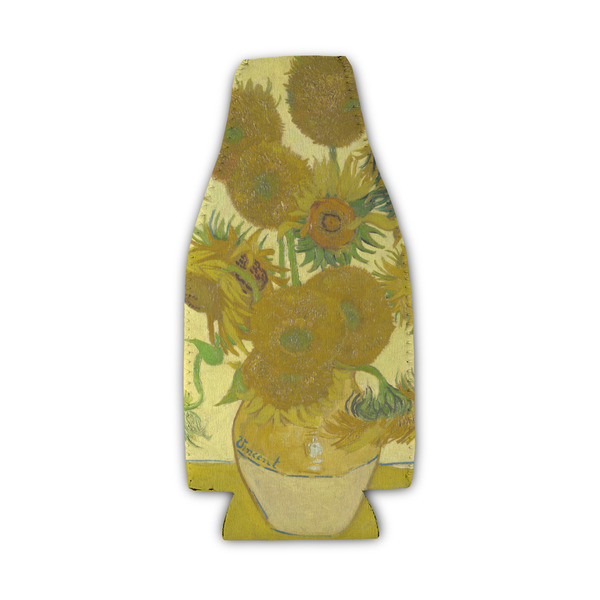 Custom Sunflowers (Van Gogh 1888) Zipper Bottle Cooler