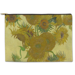 Sunflowers (Van Gogh 1888) Zipper Pouch - Large - 12.5"x8.5"