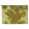 Sunflowers (Van Gogh 1888) Zipper Pouch - Large - 12.5"x8.5"
