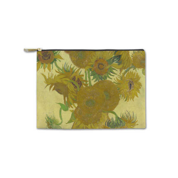 Custom Sunflowers (Van Gogh 1888) Zipper Pouch - Small - 8.5"x6"