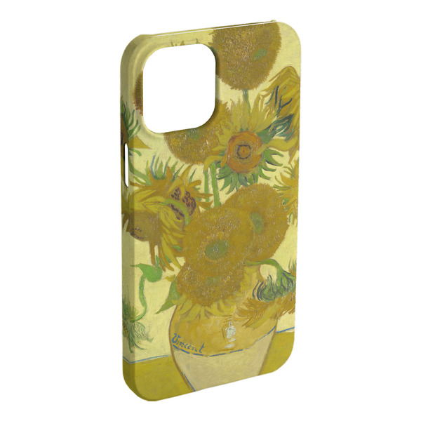 Custom Sunflowers (Van Gogh 1888) iPhone Case - Plastic