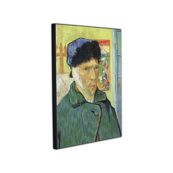 Van Gogh's Self Portrait with Bandaged Ear 11x14 Wood Print - Angle View