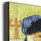 Van Gogh's Self Portrait with Bandaged Ear 11x14 Wood Print - Closeup