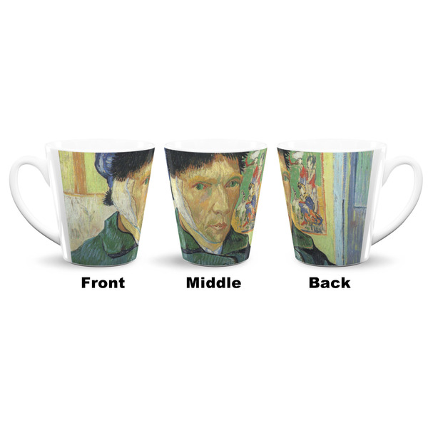 Van Gogh's Self Portrait with Bandaged Ear 12 Oz Latte Mug - Approval