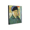 Van Gogh's Self Portrait with Bandaged Ear 12x12 Wood Print - Angle View