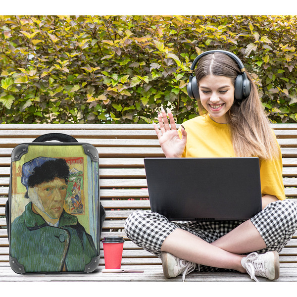 Van Gogh's Self Portrait with Bandaged Ear 15" Backpack - LIFESTYLE