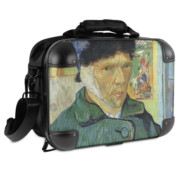 Custom Van Gogh's Self Portrait with Bandaged Ear Hard Shell Briefcase