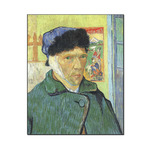Van Gogh's Self Portrait with Bandaged Ear Wood Print - 16x20