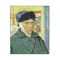 Van Gogh's Self Portrait with Bandaged Ear 16x20 Wood Print - Front View