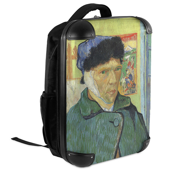 Van Gogh's Self Portrait with Bandaged Ear 18" Hard Shell Backpacks - ANGLED VIEW