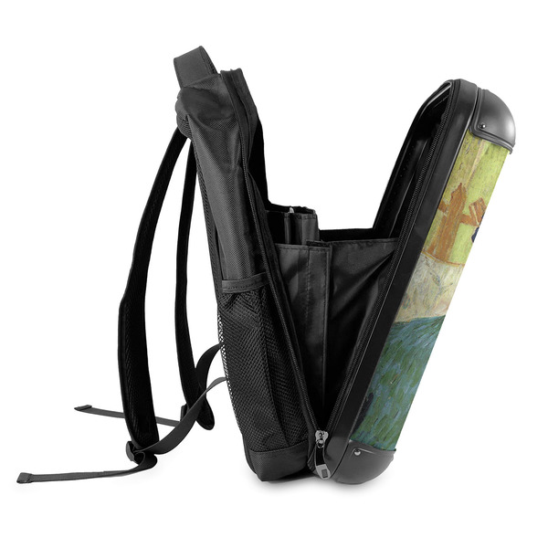 Van Gogh's Self Portrait with Bandaged Ear 18" Hard Shell Backpacks - SIDE OPEN