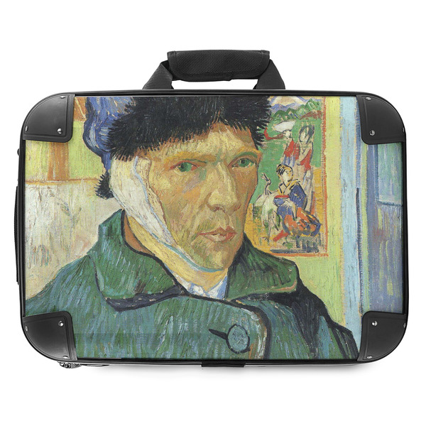 Custom Van Gogh's Self Portrait with Bandaged Ear Hard Shell Briefcase - 18"