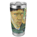 Van Gogh's Self Portrait with Bandaged Ear 20oz Stainless Steel Double Wall Tumbler - Full Print