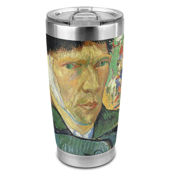 Custom Van Gogh's Self Portrait with Bandaged Ear 20oz Stainless Steel Double Wall Tumbler - Full Print