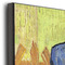 Van Gogh's Self Portrait with Bandaged Ear 20x24 Wood Print - Closeup
