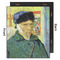 Van Gogh's Self Portrait with Bandaged Ear 20x24 Wood Print - Front & Back View