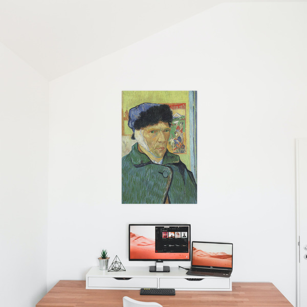 Van Gogh's Self Portrait with Bandaged Ear 20x30 - Matte Poster - On the Wall