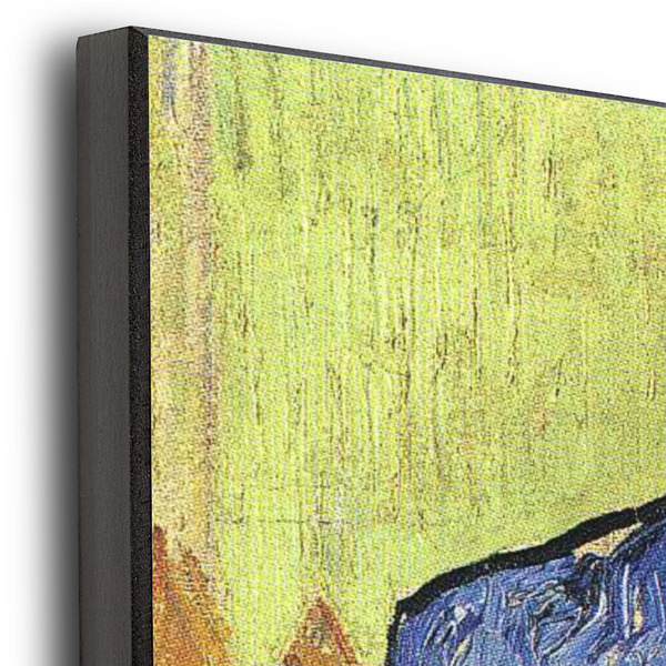 Van Gogh's Self Portrait with Bandaged Ear 20x30 Wood Print - Closeup
