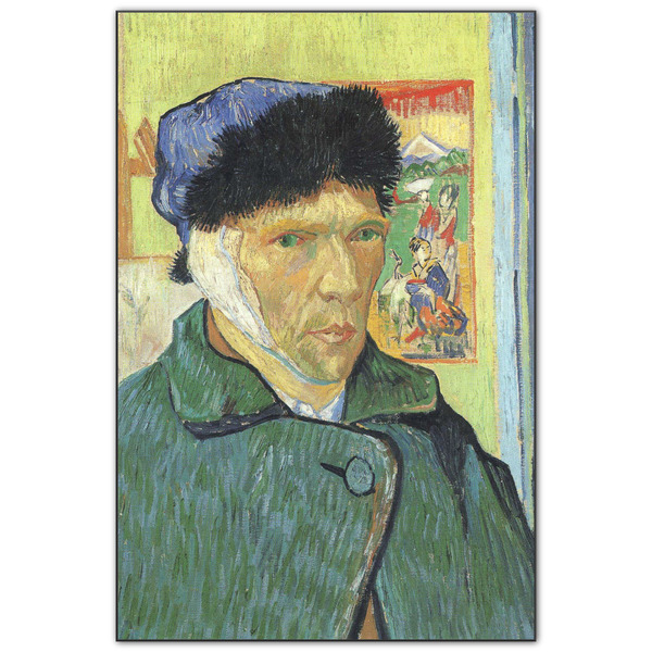 Custom Van Gogh's Self Portrait with Bandaged Ear Wood Print - 20x30