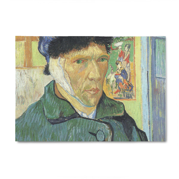 Custom Van Gogh's Self Portrait with Bandaged Ear 4' x 6' Patio Rug