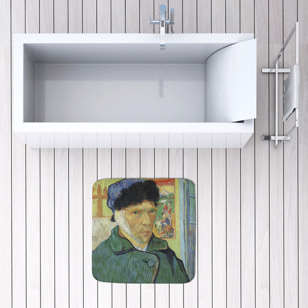Van Gogh's Self Portrait with Bandaged Ear 48x48 Foam Memory Mat - LIFESTYLE