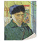 Van Gogh's Self Portrait with Bandaged Ear 50x60 Sherpa Blanket